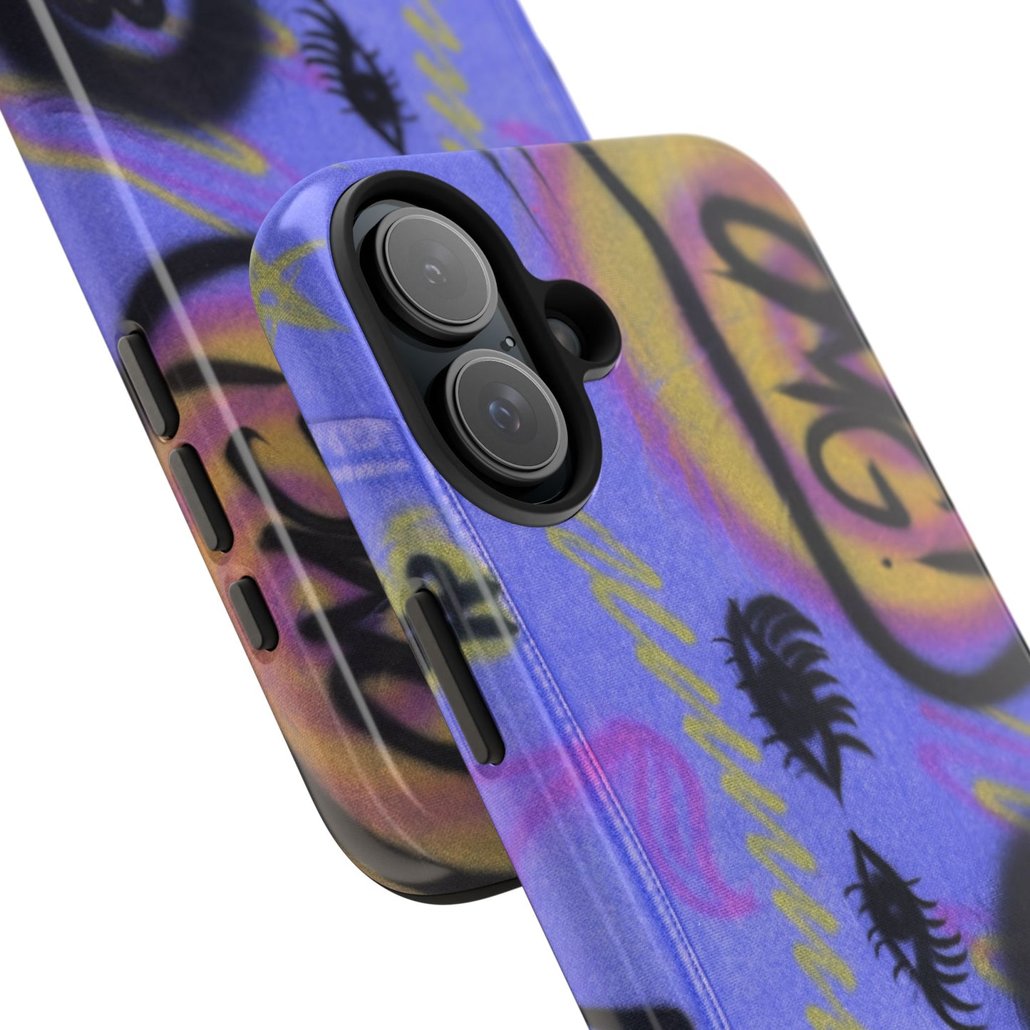 "eye$ on lies" airbrush iPhone case