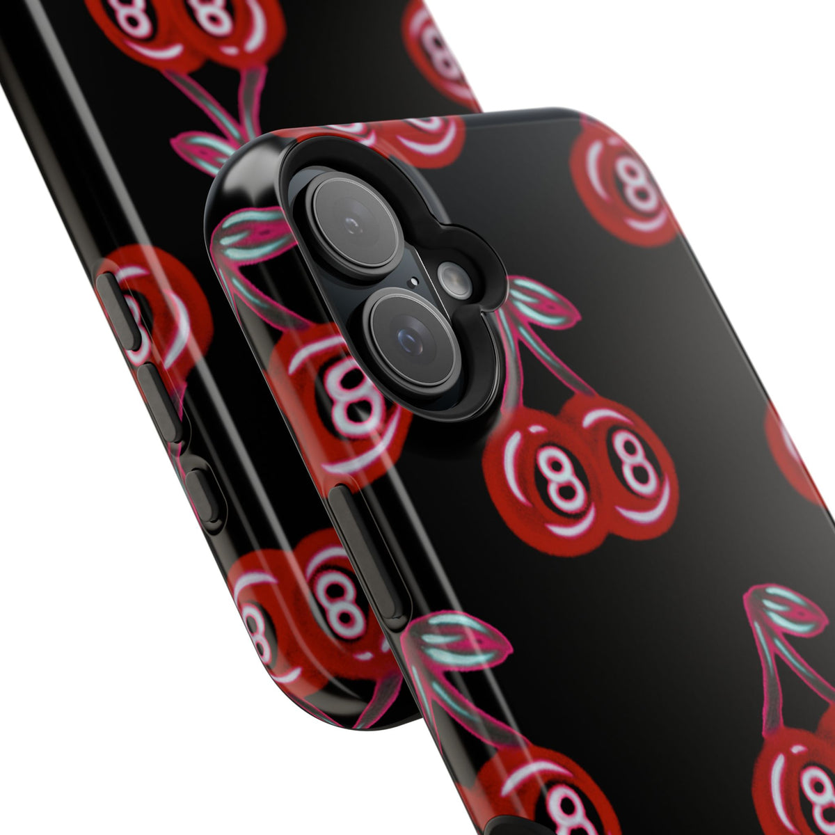 MagSafe "cami cherry" airbrush iPhone case