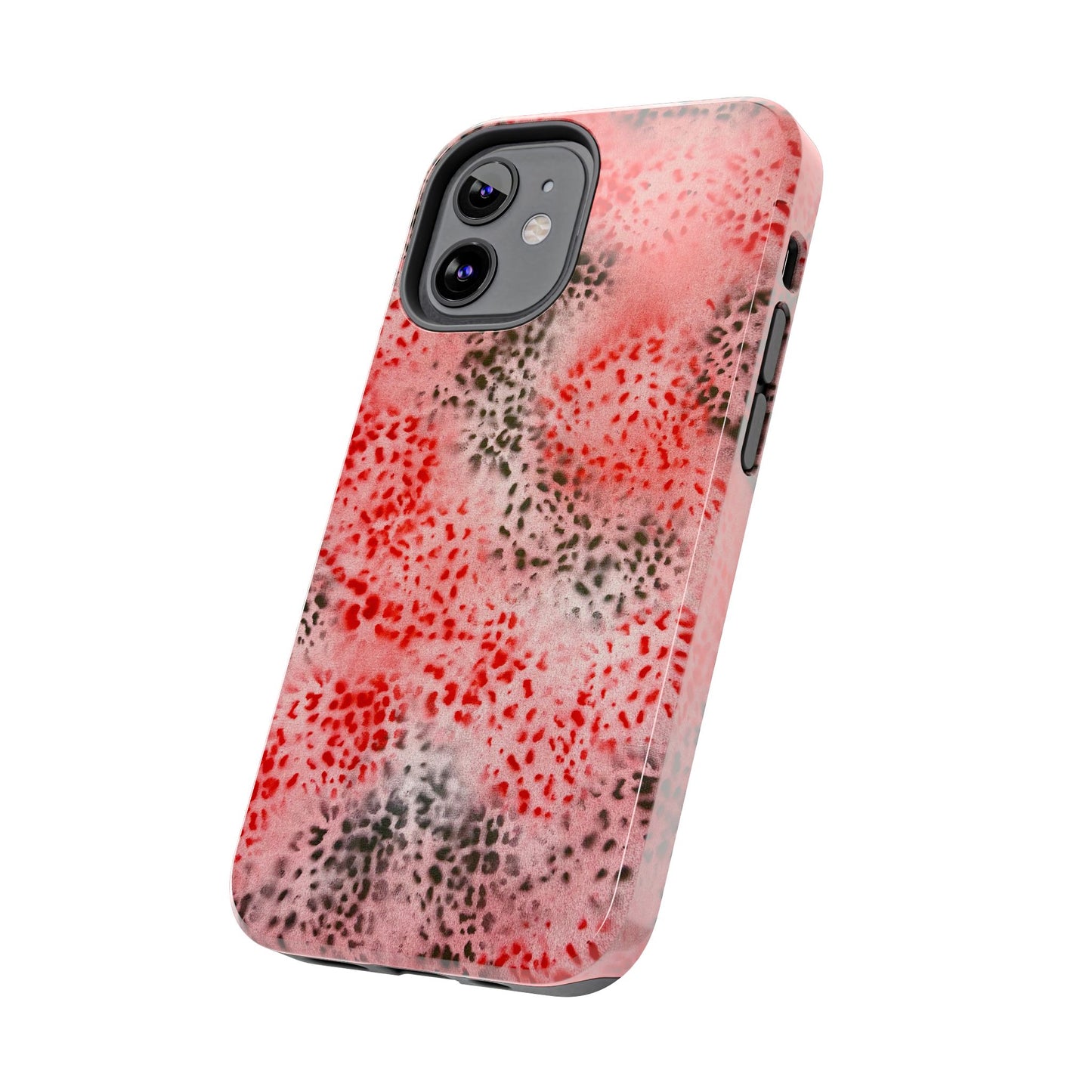 "red cheetah" airbrush iPhone case