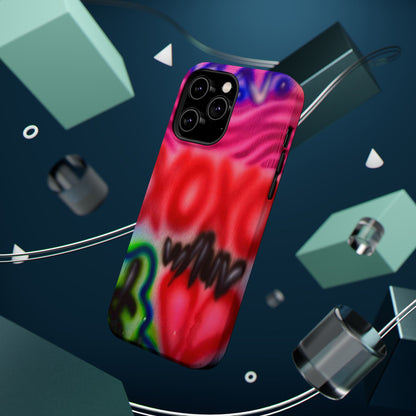 MagSafe Airbrush-iPhone-Hülle „with luv, xoxo“