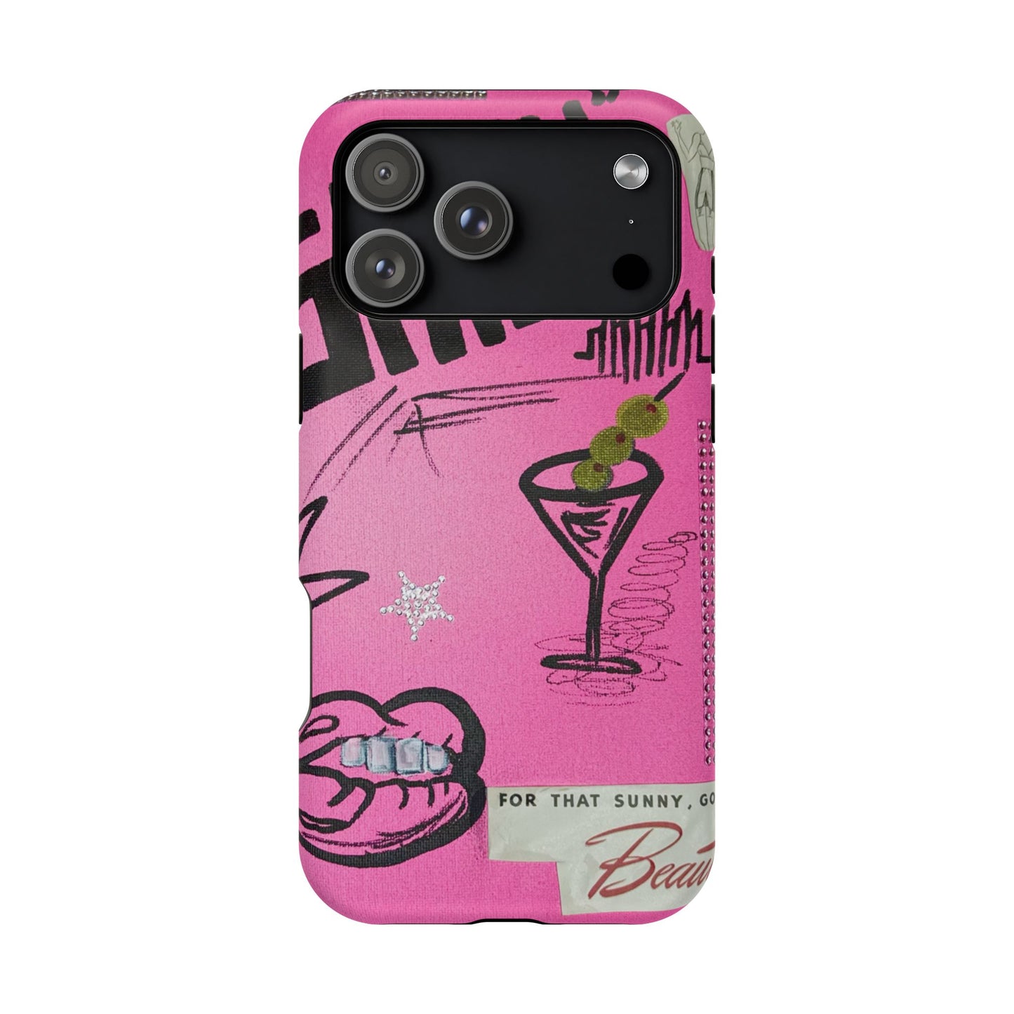 MagSafe "high fashion" airbrush iPhone case