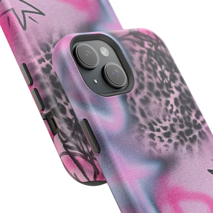 MagSafe "onyx cheetah" Airbrush iPhone Hülle