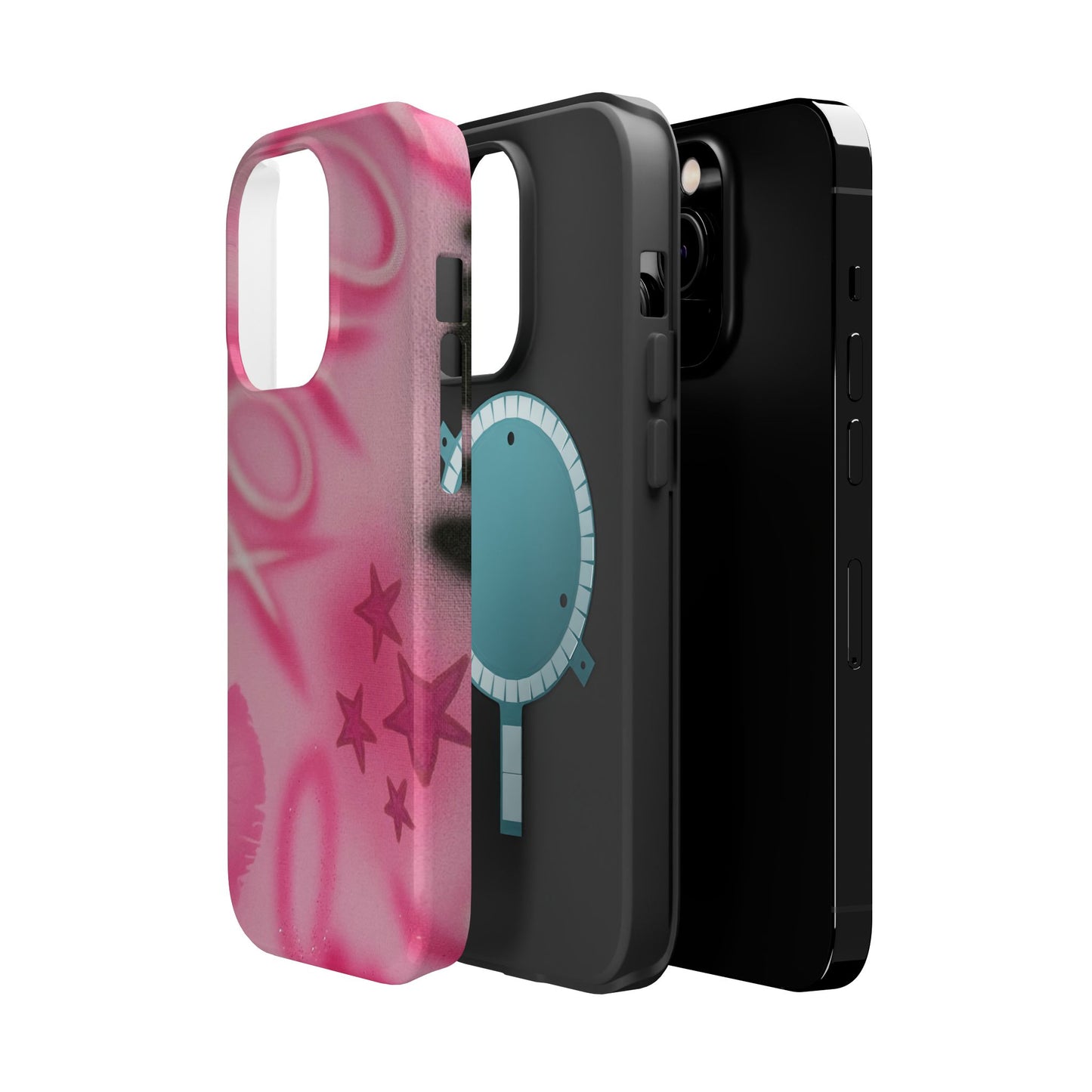 MagSafe "perfectly pink" airbrush iPhone case