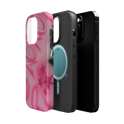 MagSafe "perfectly pink" airbrush iPhone case