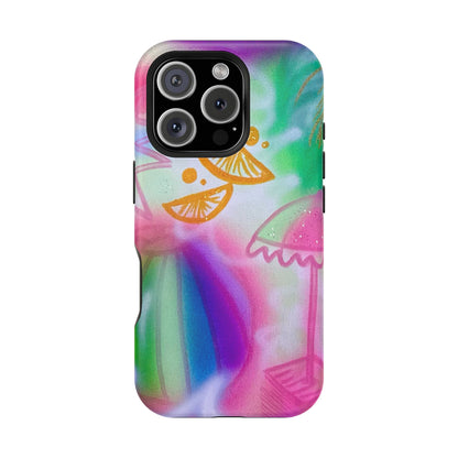 MagSafe "on the beach" airbrush iPhone case