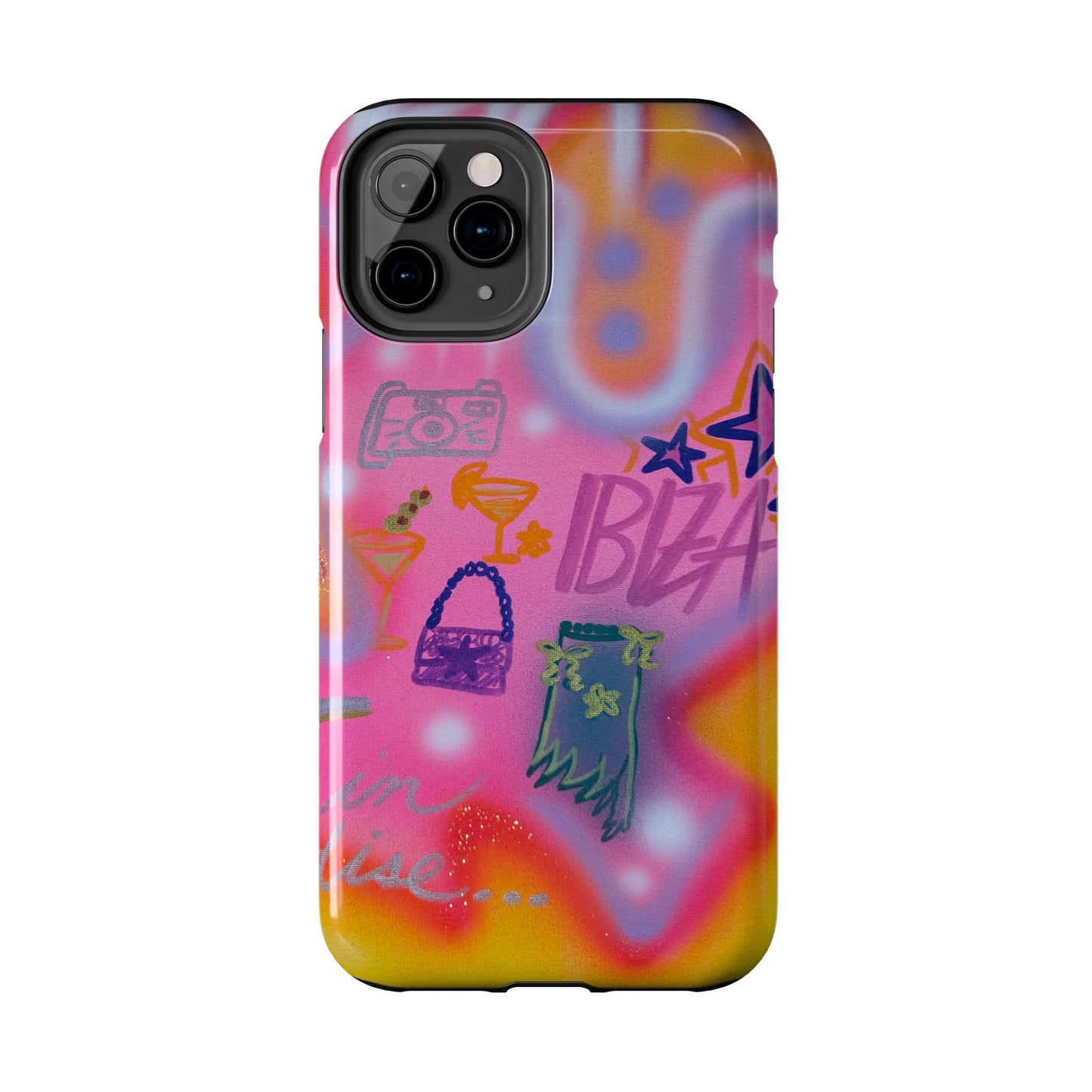 "ibiza" airbrush iPhone case