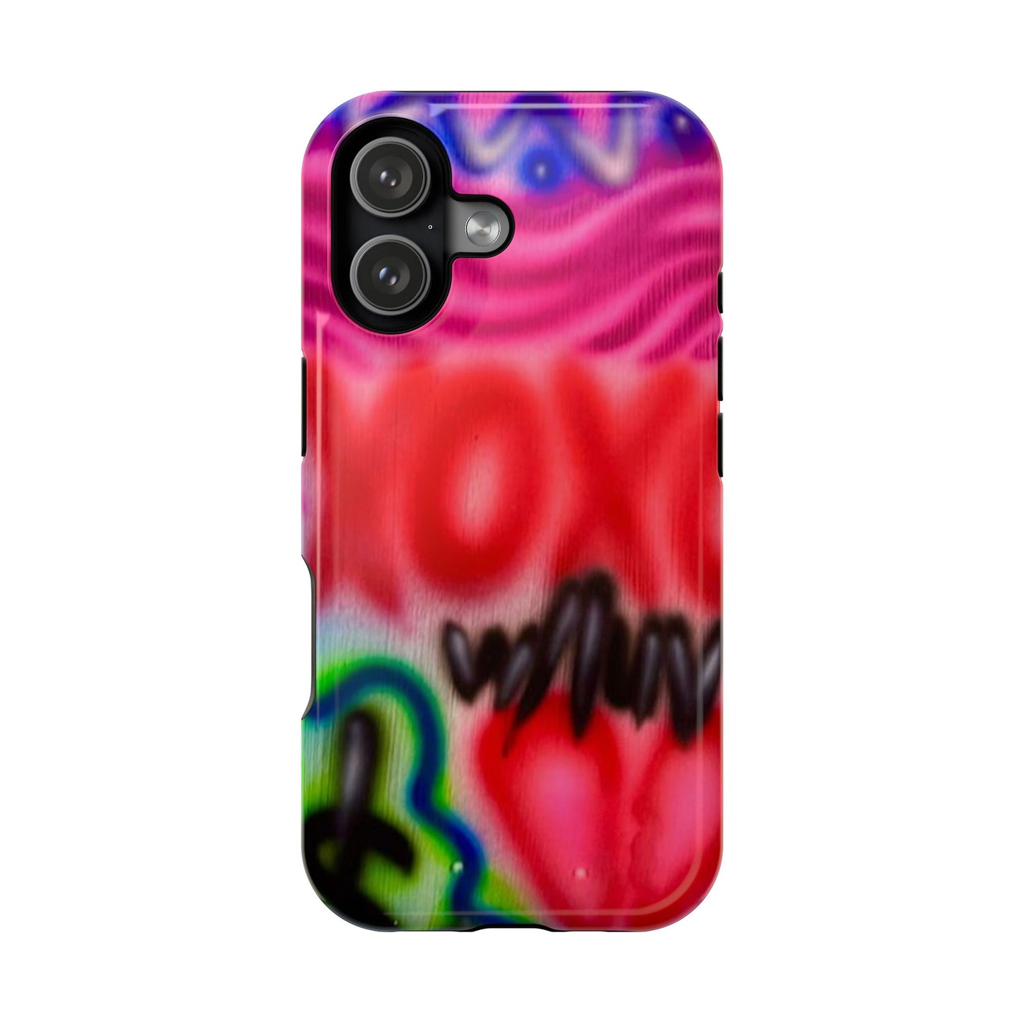 MagSafe Airbrush-iPhone-Hülle „with luv, xoxo“
