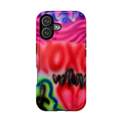 MagSafe Airbrush-iPhone-Hülle „with luv, xoxo“