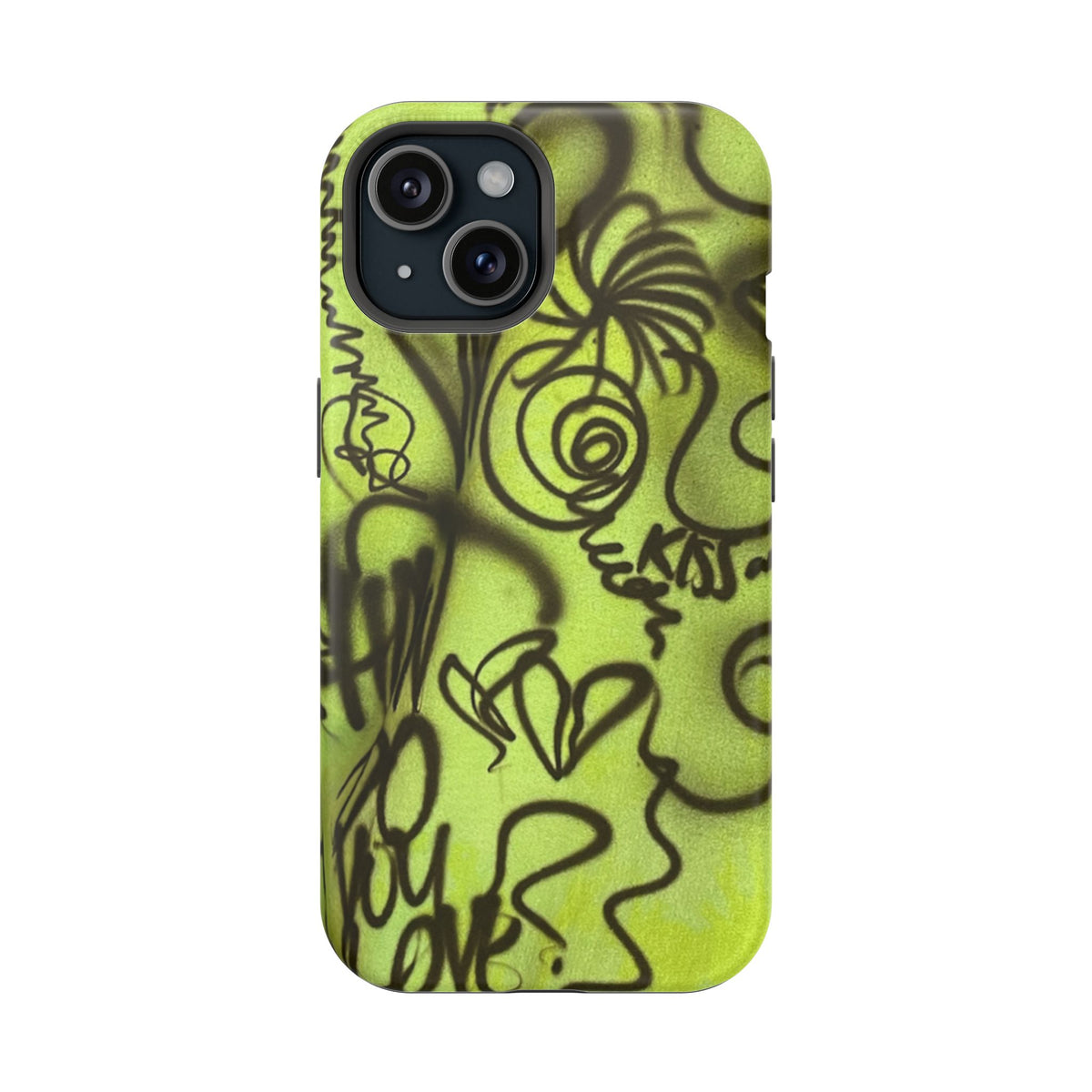 MagSafe "graphic discretion" airbrush iPhone case