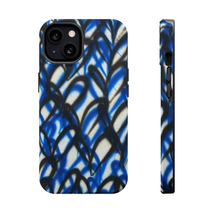 MagSafe "abstract hearts" airbrush iPhone case