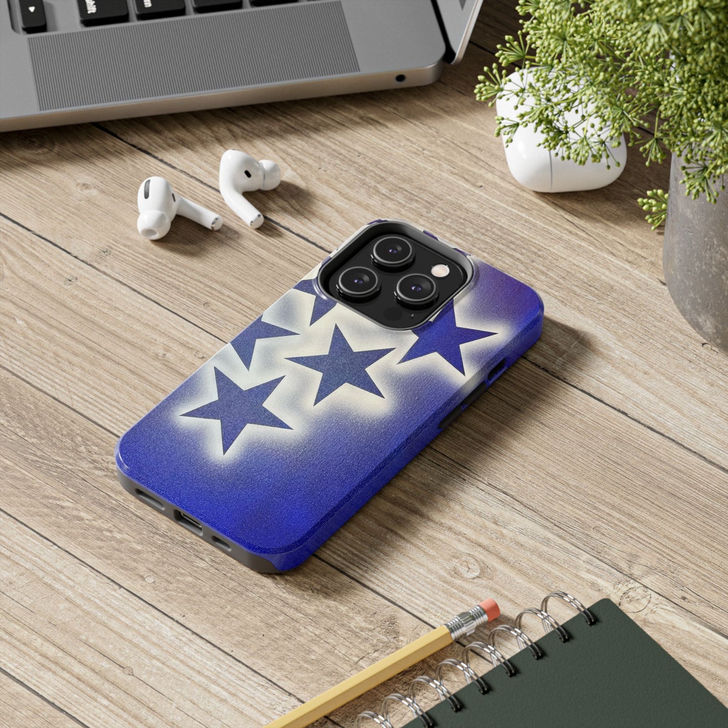 "frosted galaxy" airbrush iPhone case