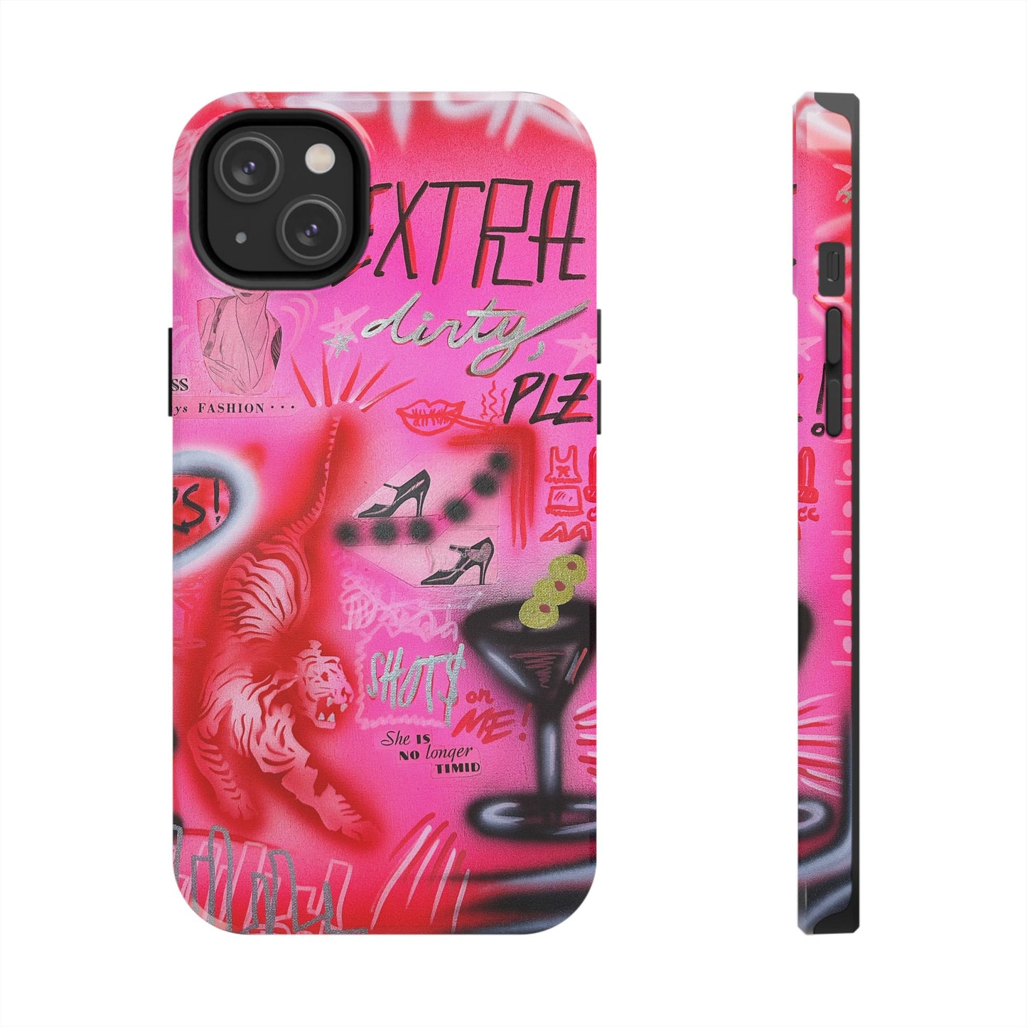 "extra dirty, plz!" airbrush iPhone case
