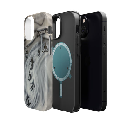 MagSafe "arctic avalanche" airbrush iPhone case