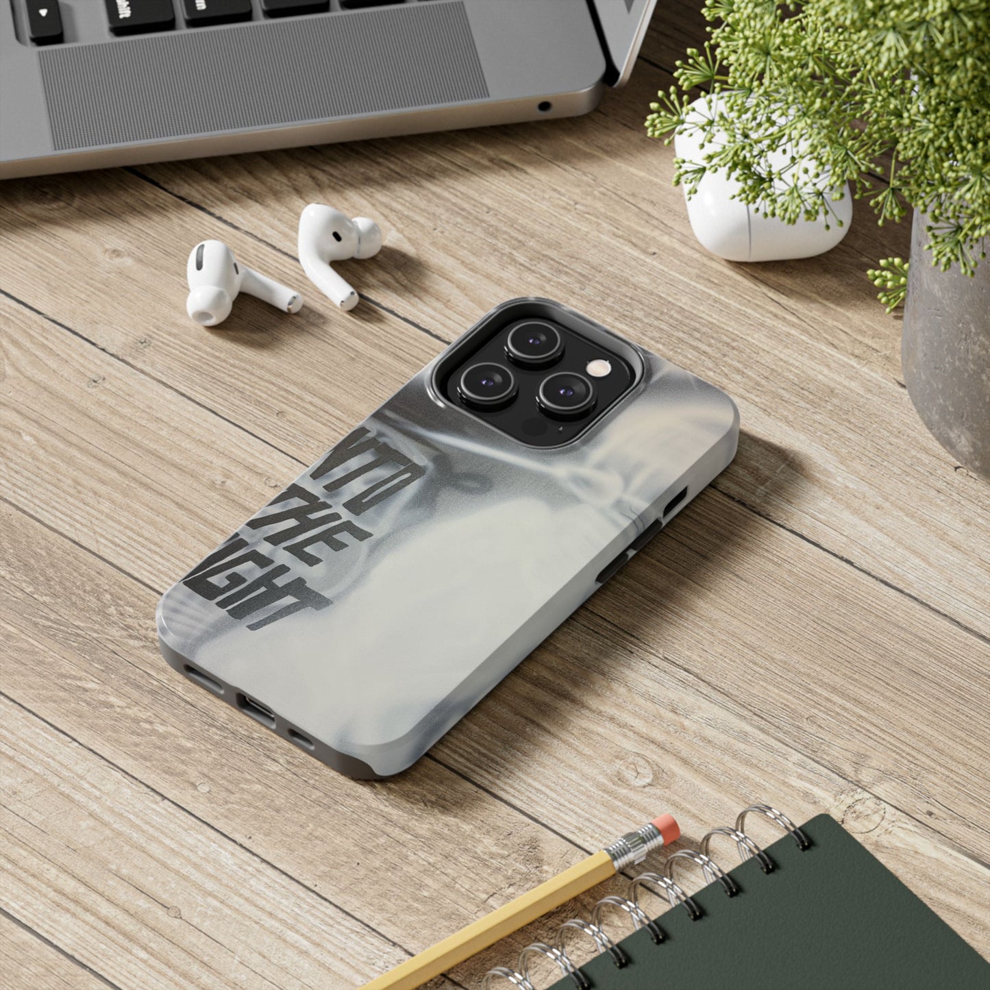 "into the night" airbrush iPhone case
