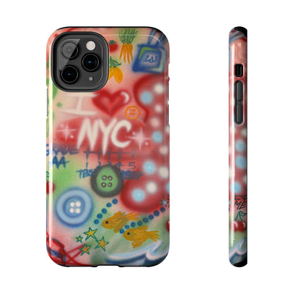 "i <3 NYC" airbrush iPhone case