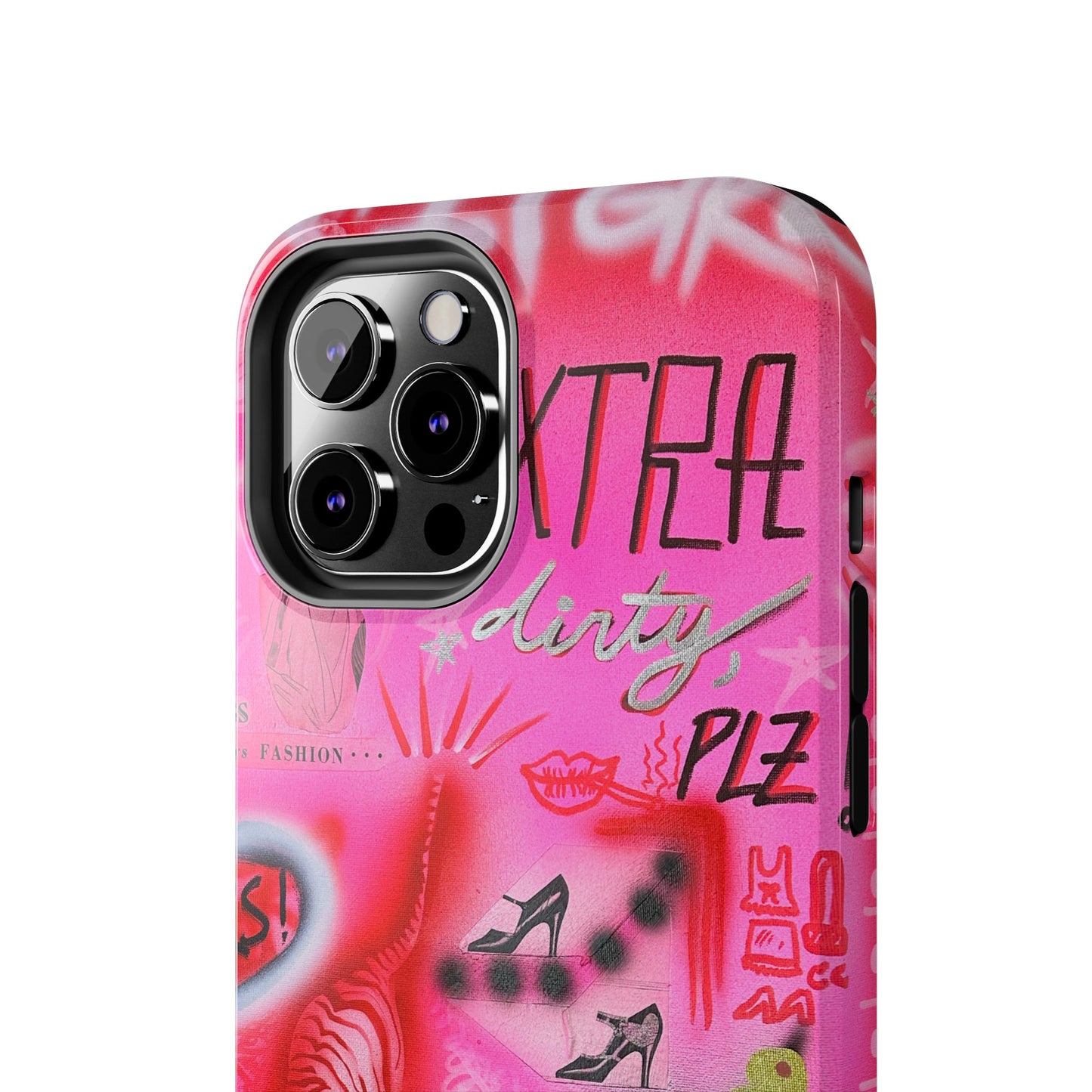 "extra dirty, plz!" airbrush iPhone case