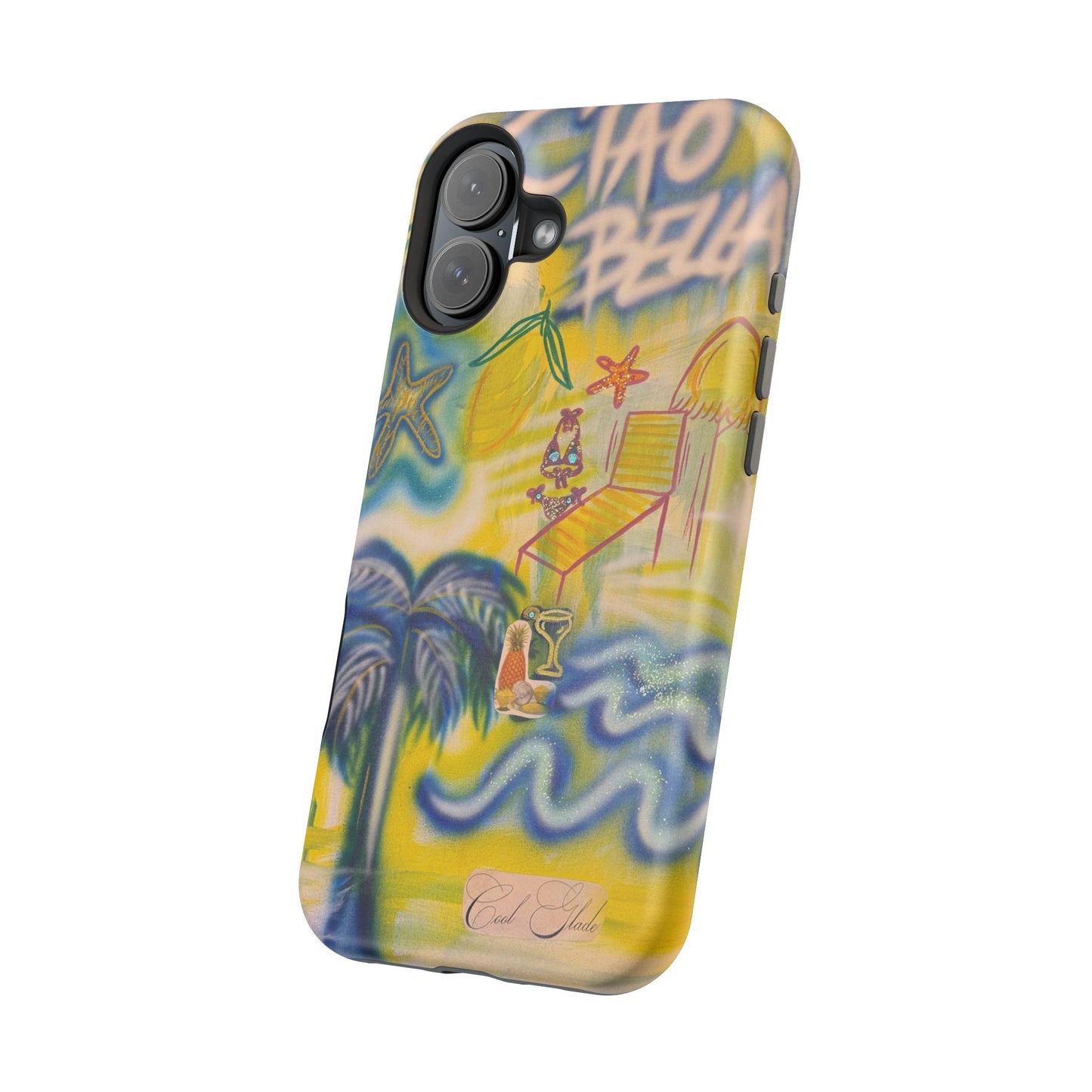 MagSafe "ciao bella" airbrush iPhone case