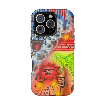 MagSafe Airbrush iPhone-Hülle „Tucson, AZ“