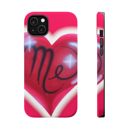 MagSafe "i <3 me" Airbrush iPhone Hülle