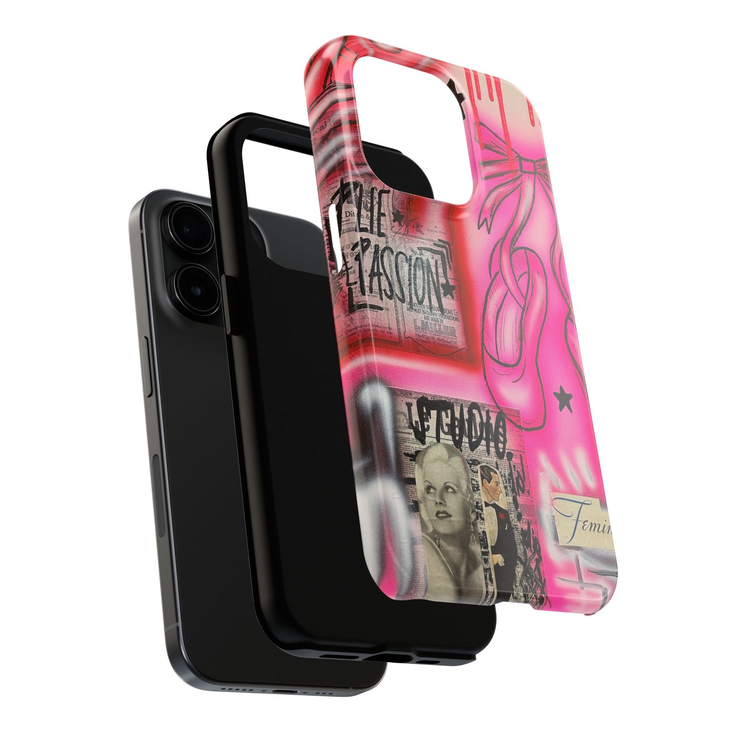 "plié passion” airbrush iPhone case