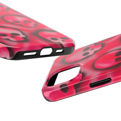 "pink skully" airbrush iPhone case