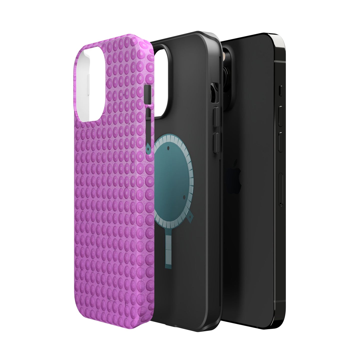 MagSafe "pink studs" airbrush iPhone case