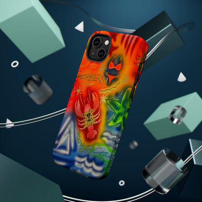 MagSafe "tipsy lobster" airbrush iPhone case