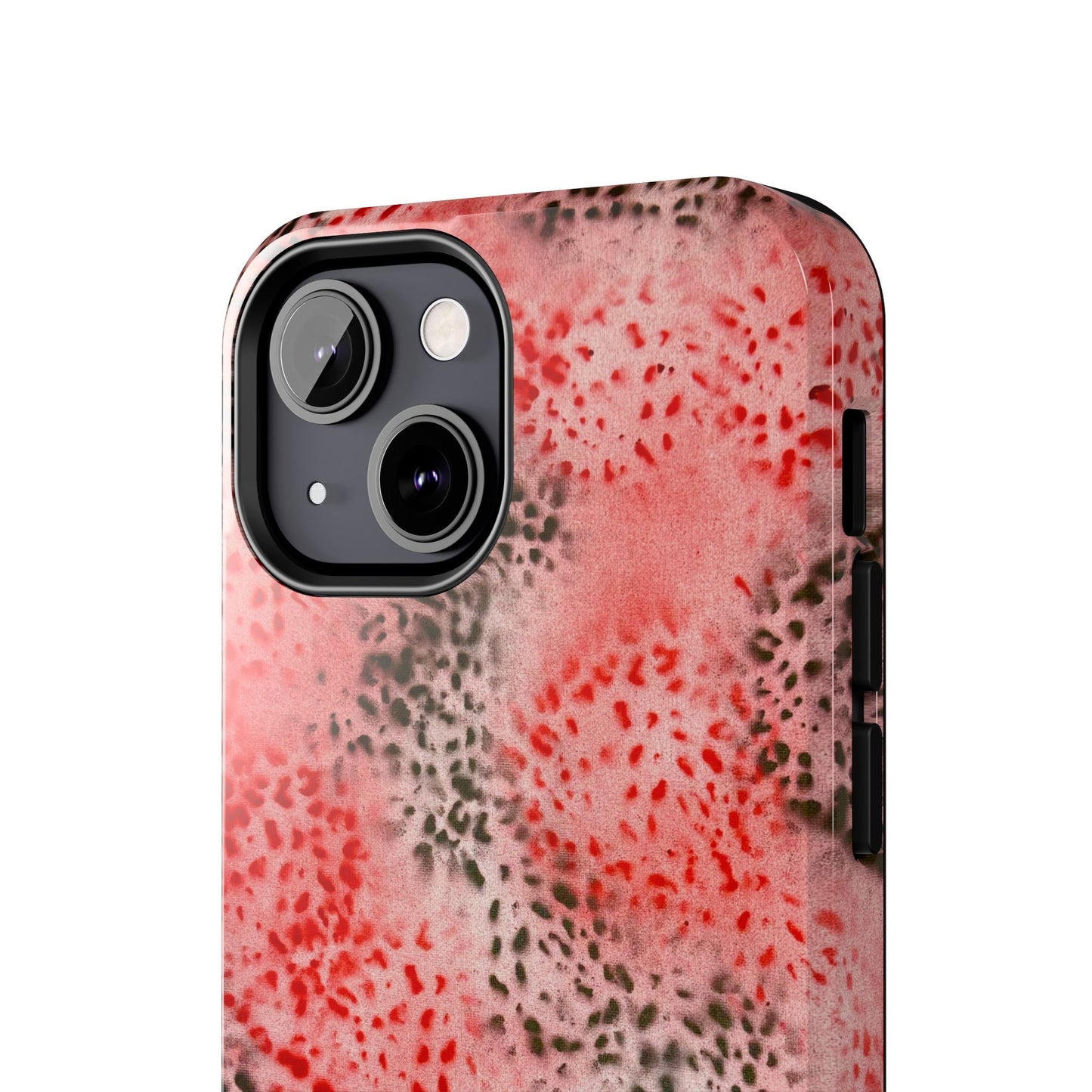 "red cheetah" airbrush iPhone case