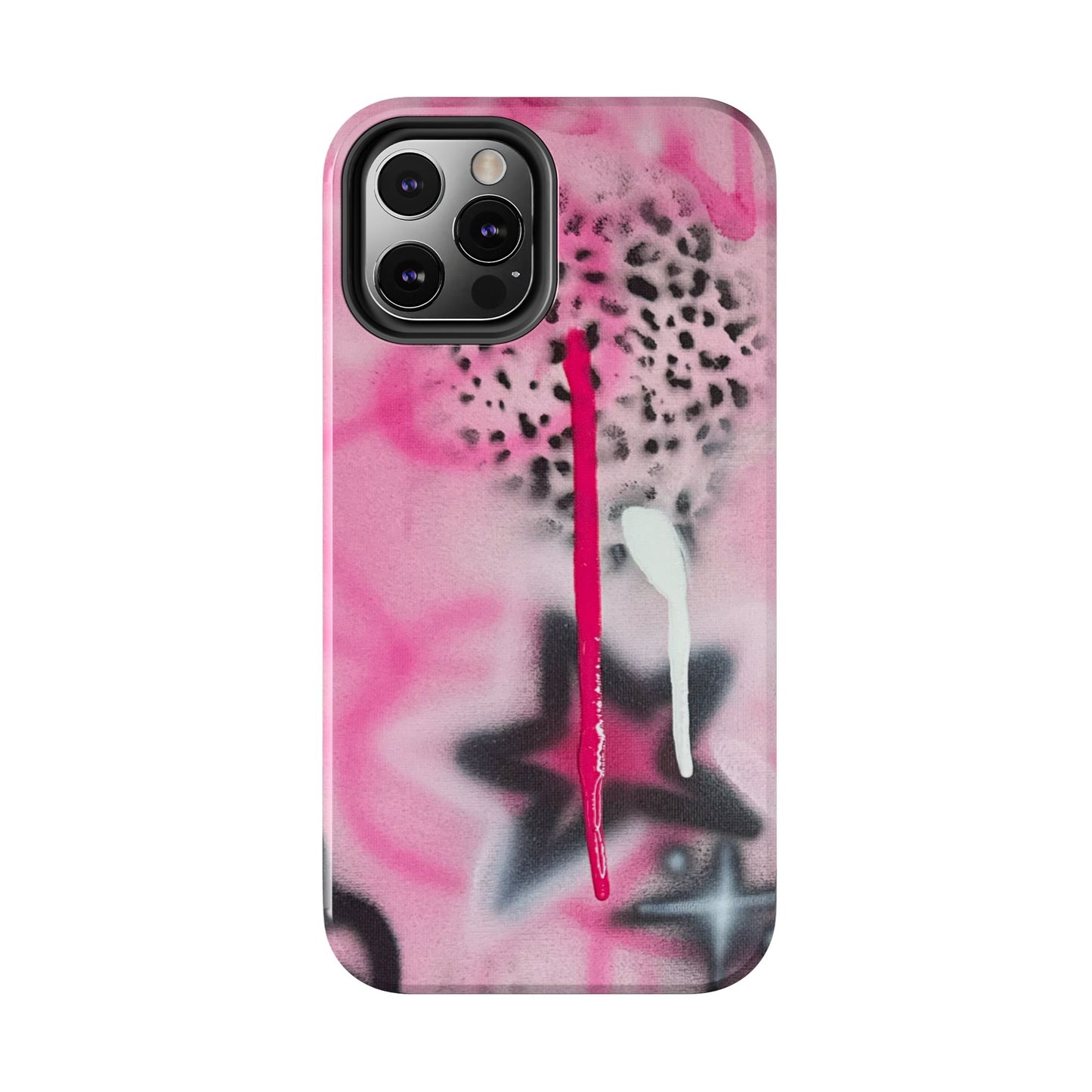 "pink cheetah" airbrush iPhone case