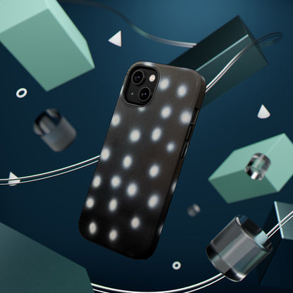 MagSafe "coconut noir polka dot" airbrush iPhone case