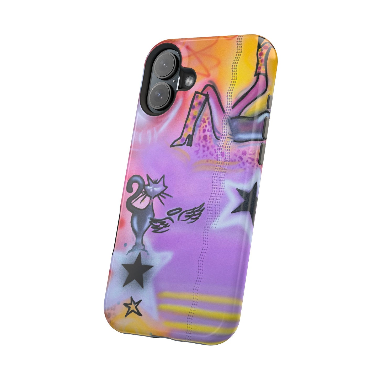 MagSafe @mayacain airbrush iPhone case