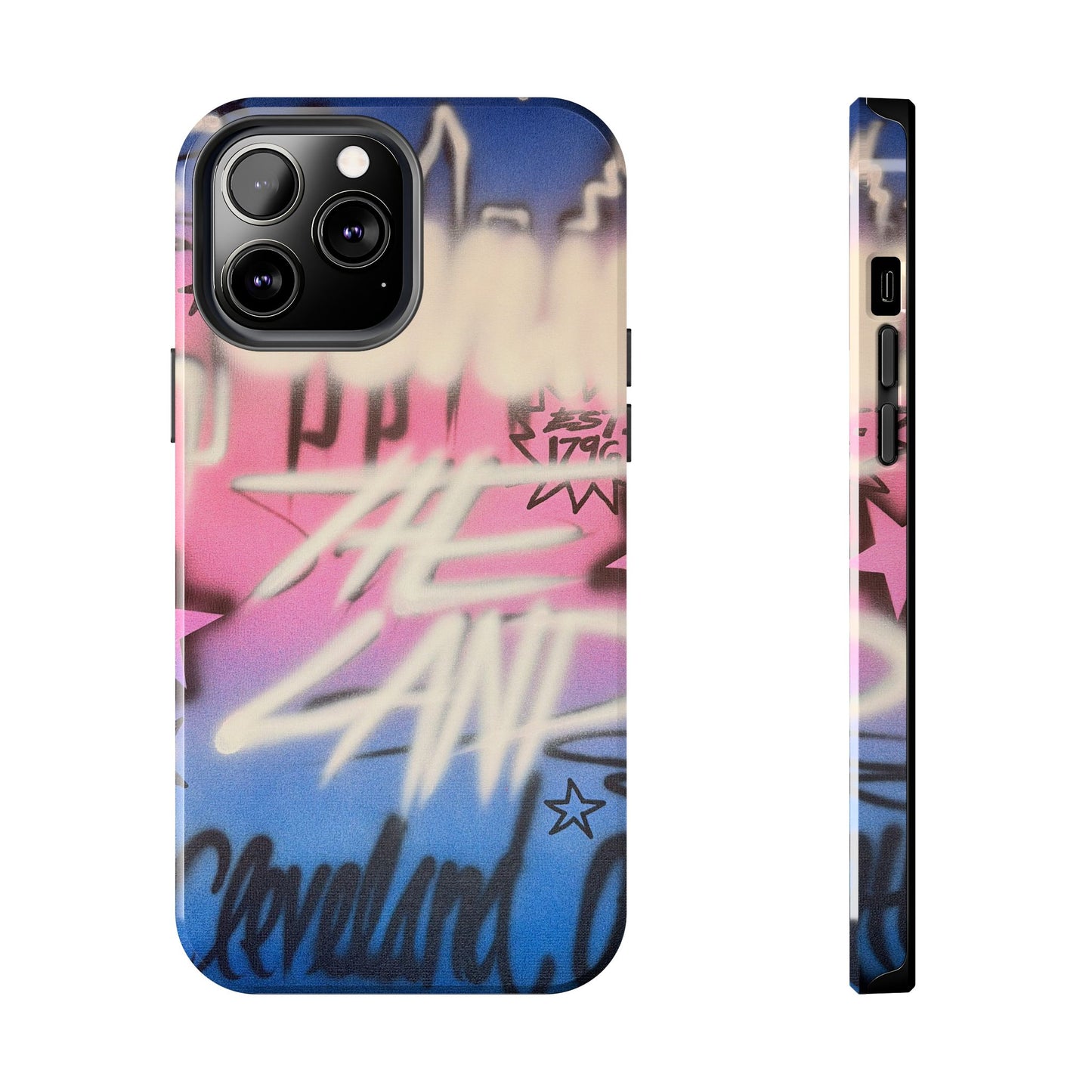 "cleveland" airbrush iPhone case
