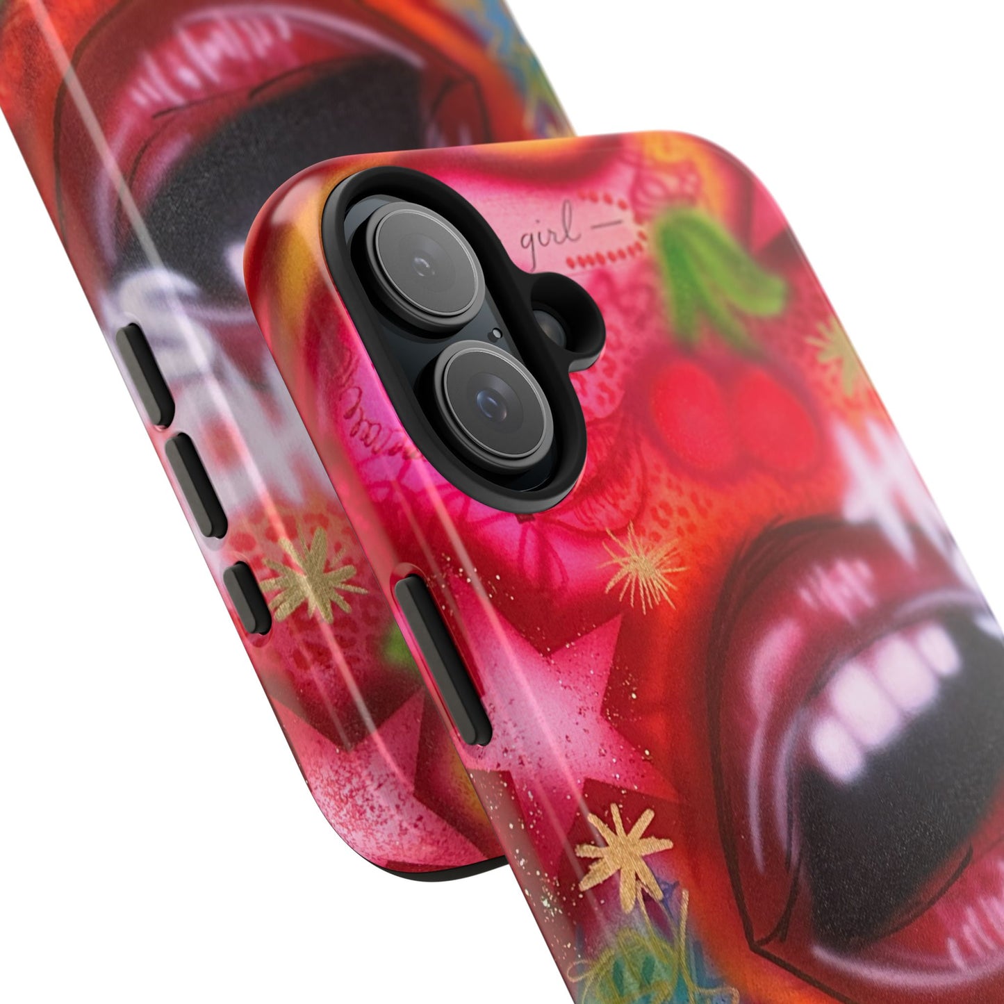 "hot stuff" airbrush iPhone case