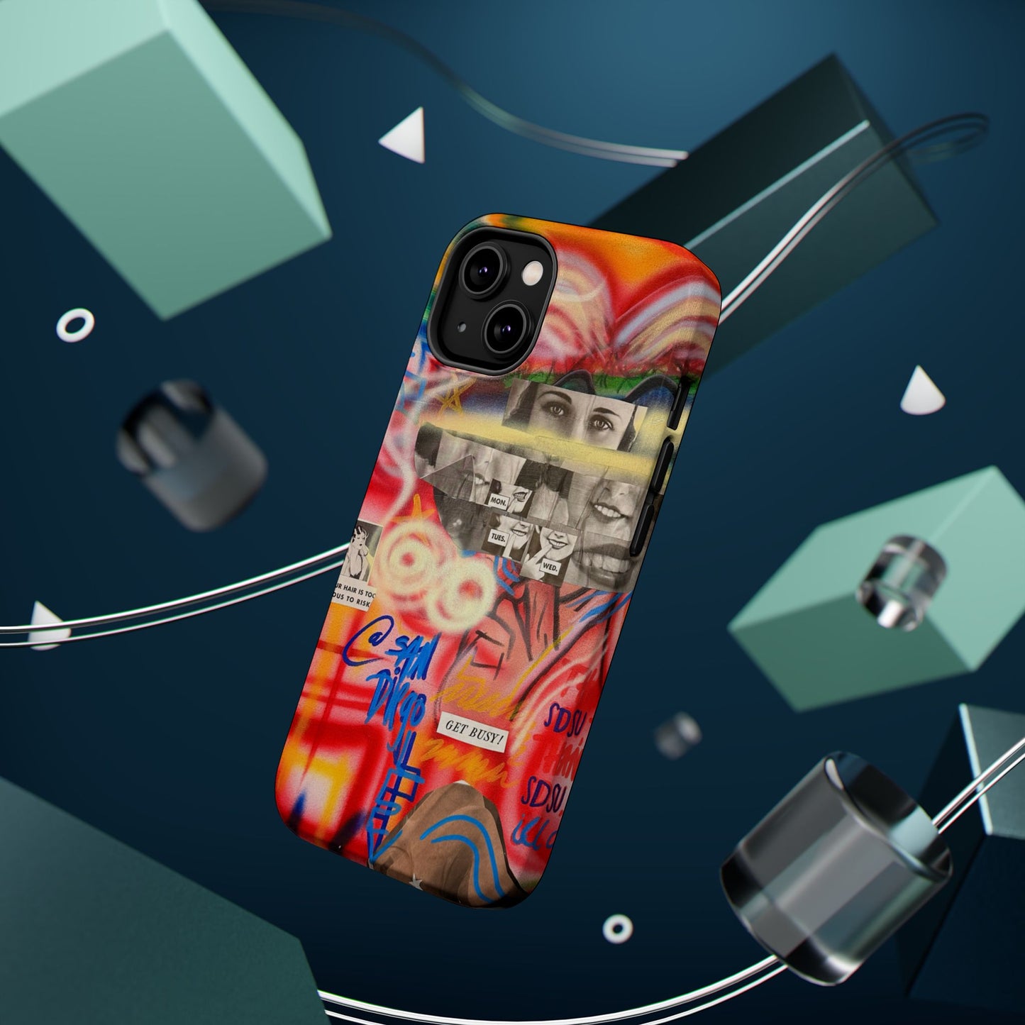 MagSafe Limited Edition "Get Busy" Airbrush iPhone Hülle