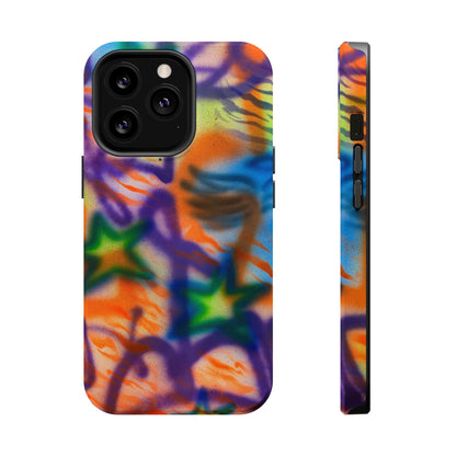 MagSafe "streetwear angel" airbrush iPhone case