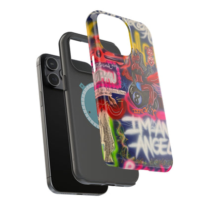 MagSafe "im an angel" airbrush iPhone case