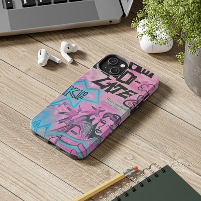 "avant le ski" airbrush iPhone case