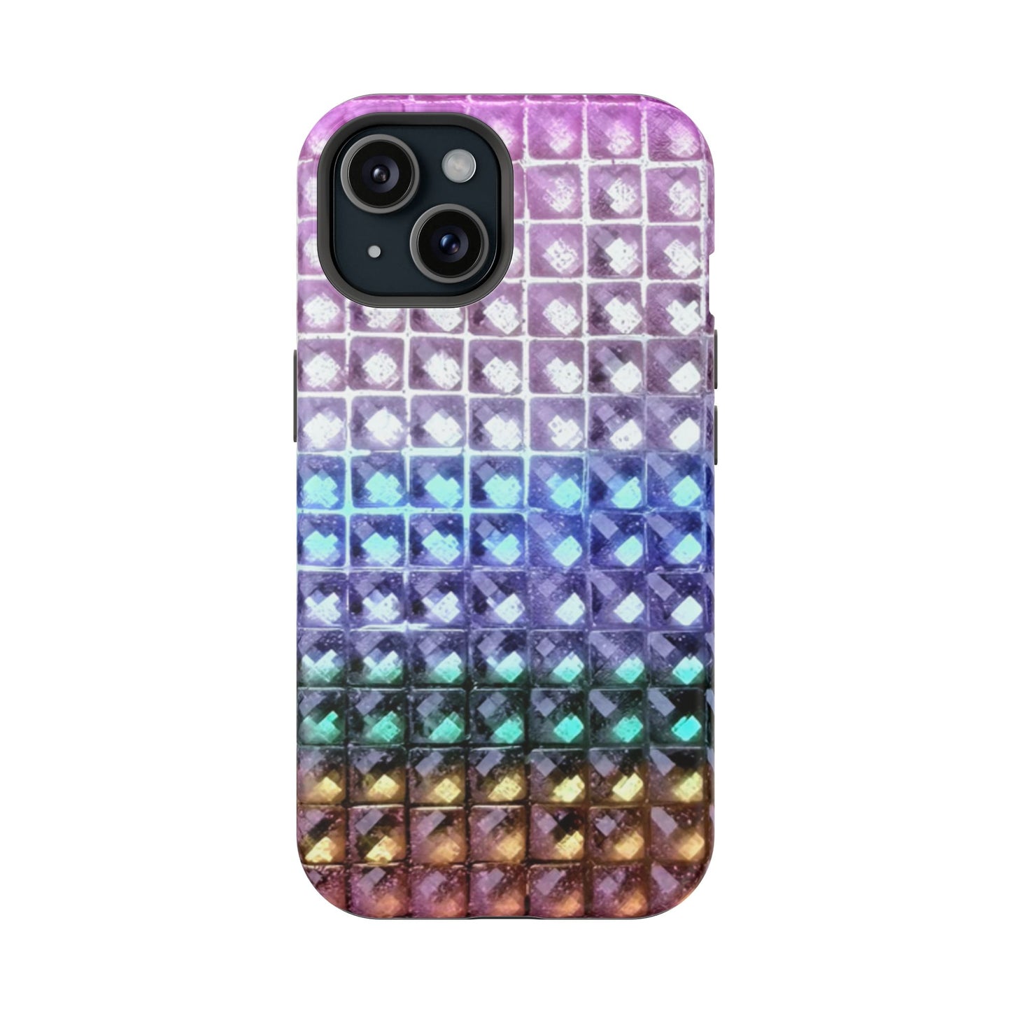 MagSafe "multicolor studs" airbrush iPhone case