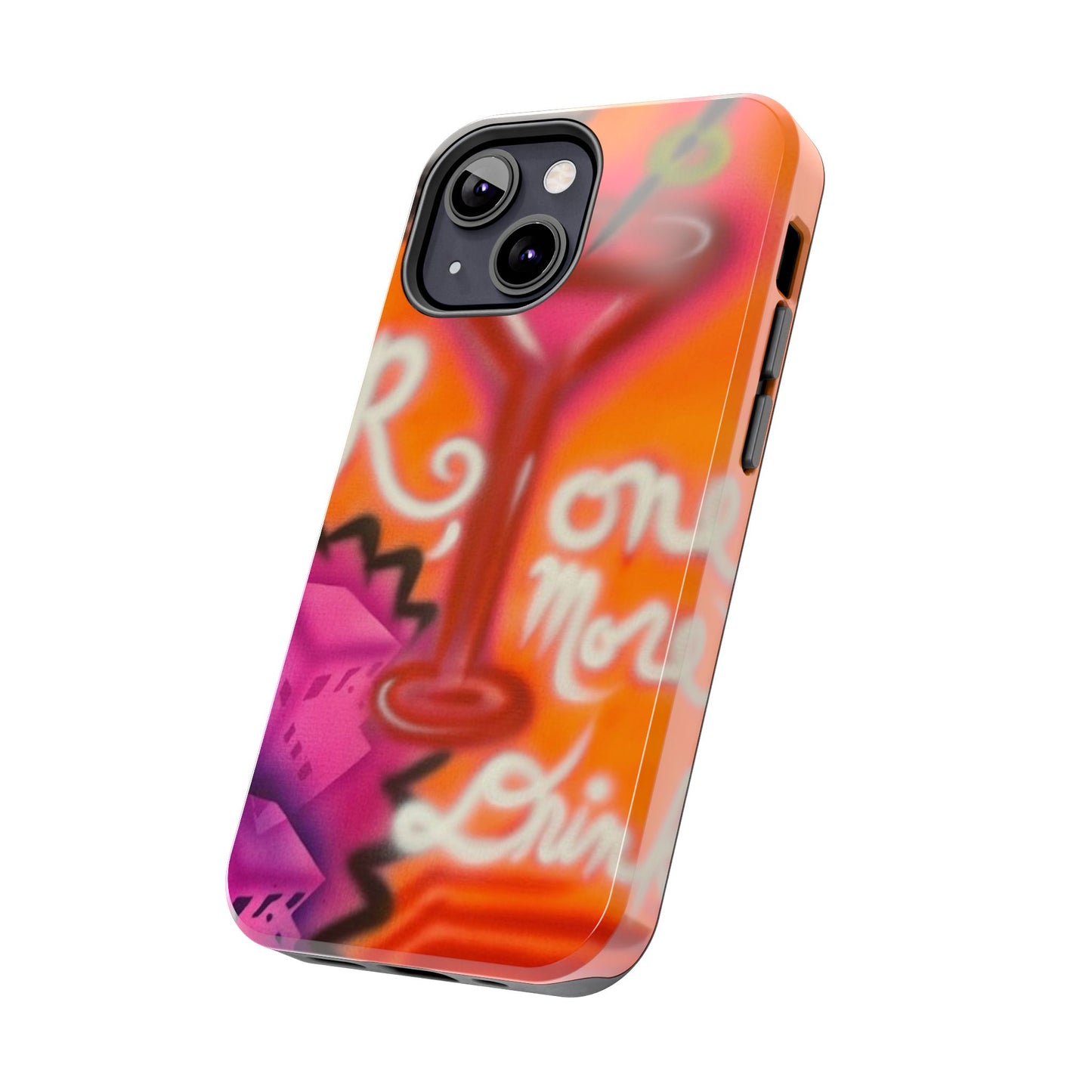 "one more drink!" airbrush iPhone case