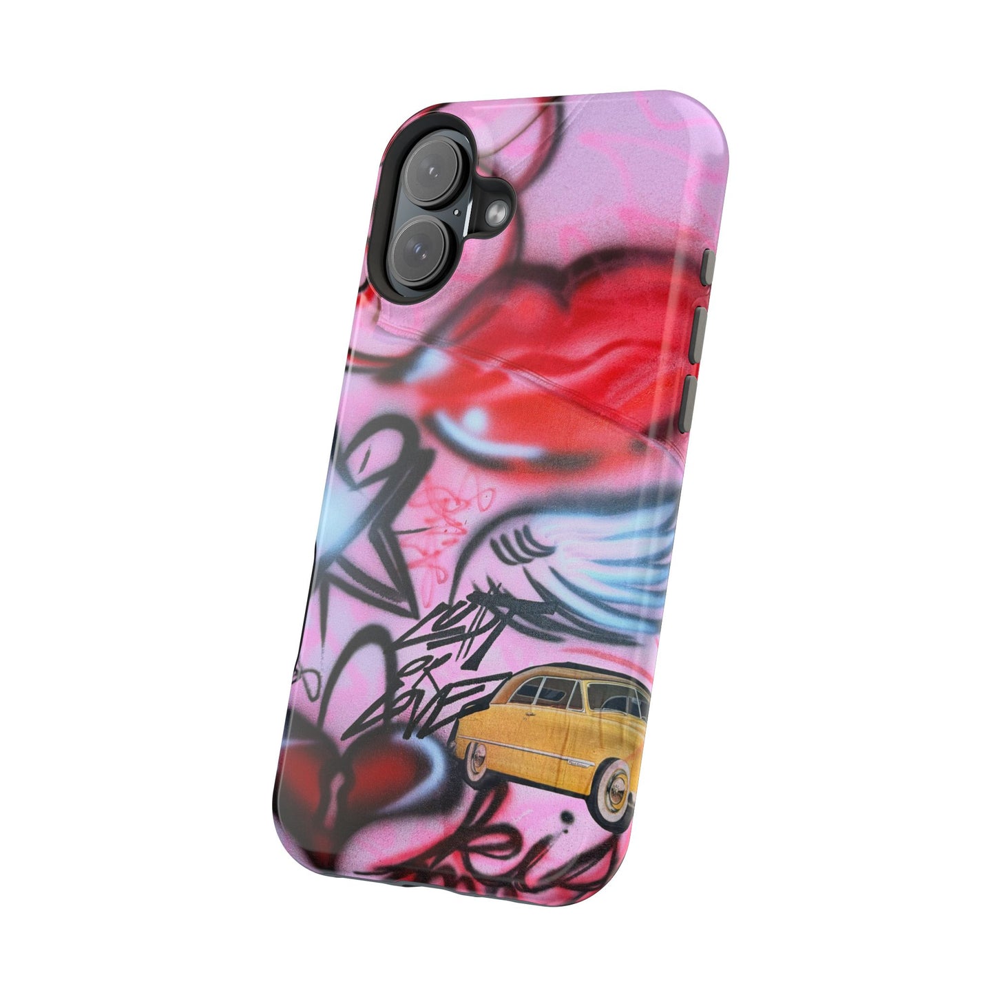 MagSafe "lust or love" airbrush iPhone case