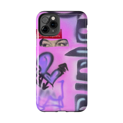 "Lila Prinzessin" Airbrush iPhone Hülle