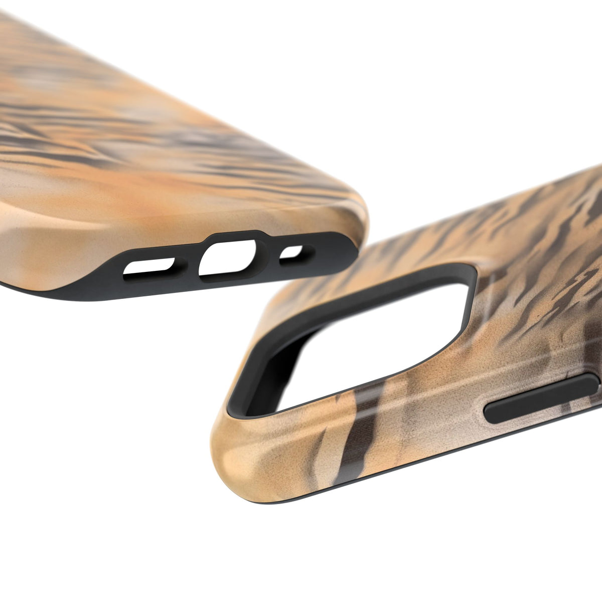 MagSafe "neutral tiger" airbrush iPhone case