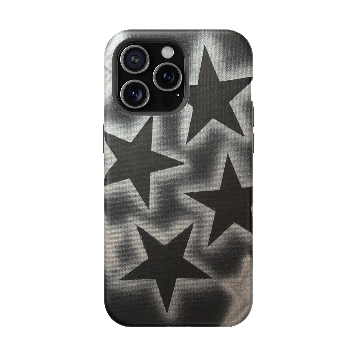 MagSafe "chrome stars" airbrush iPhone case