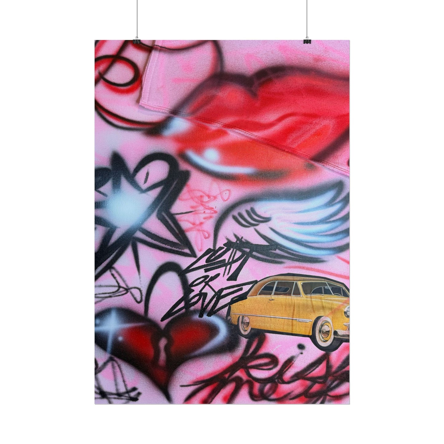 early access airbrush rolled print