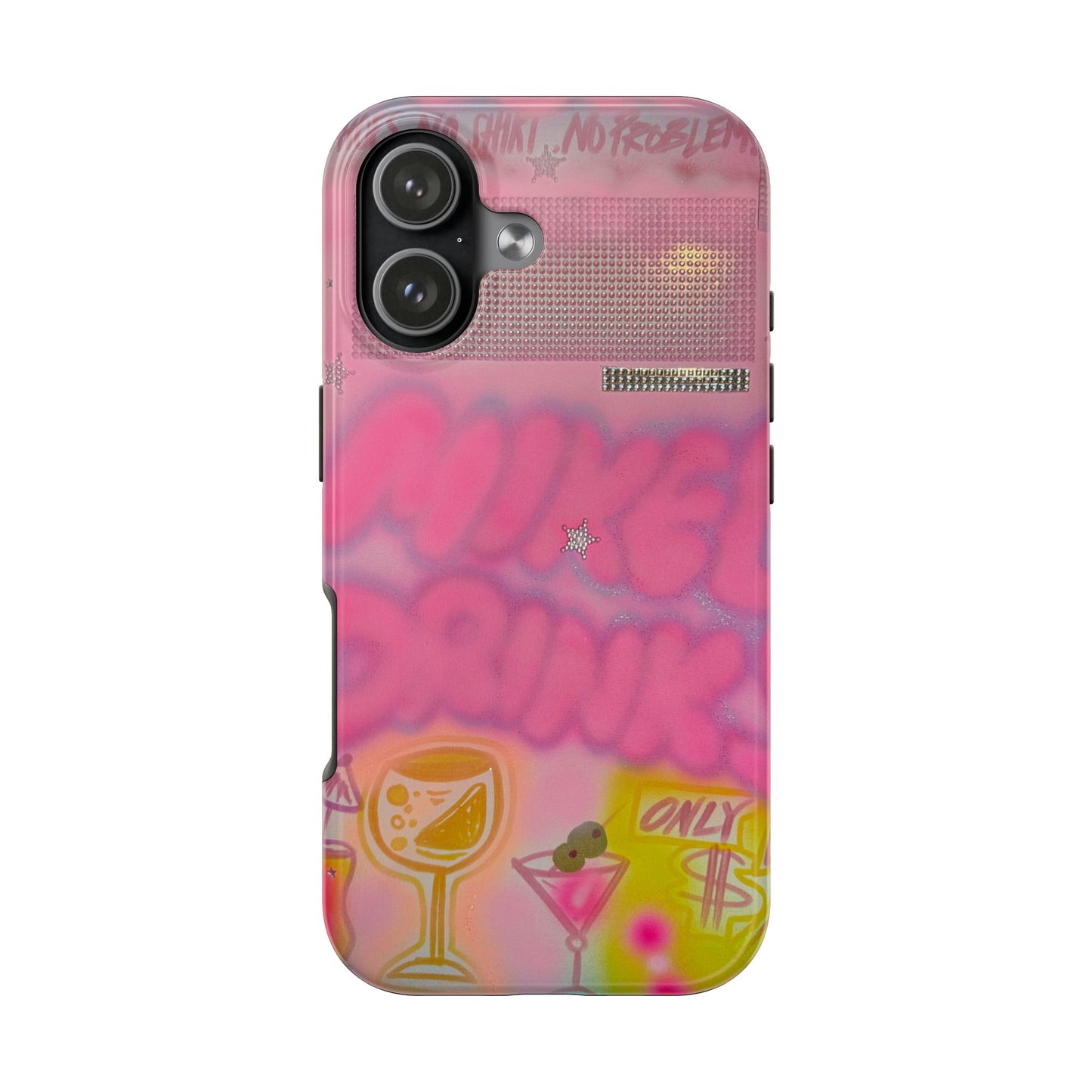 "mixed drinks" airbrush iPhone case