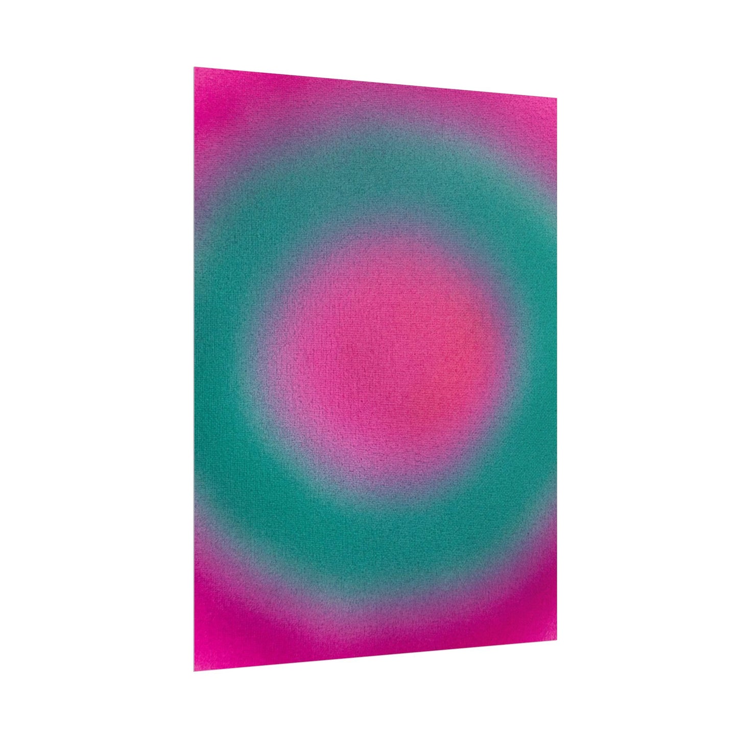 "watermelon swirl" airbrush rolled print