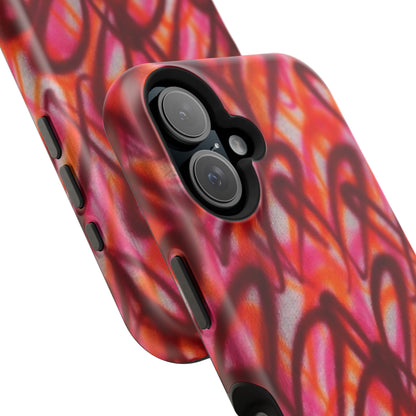 MagSafe „Graffiti Love“ Airbrush iPhone Hülle