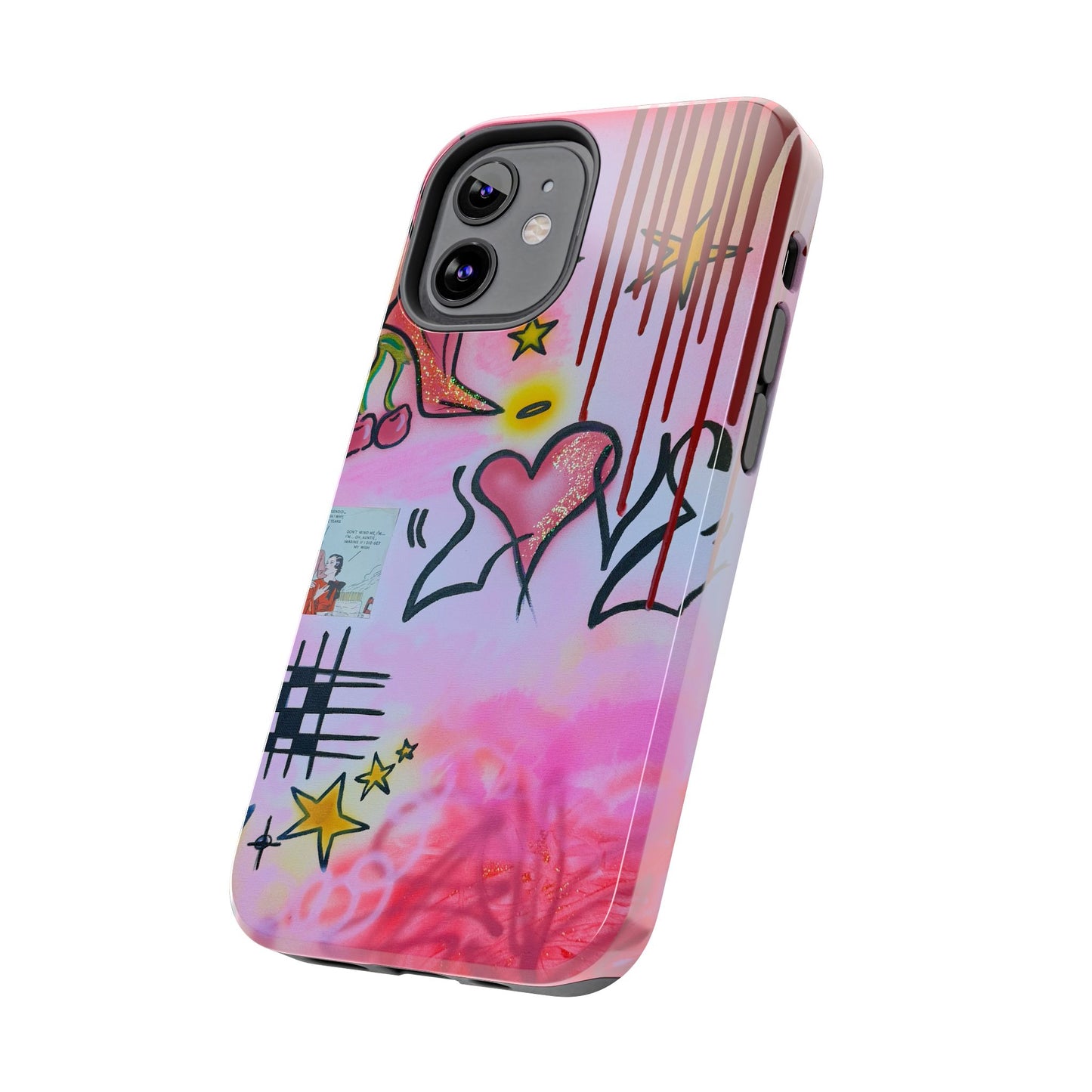 "cherry luvr" airbrush iPhone case