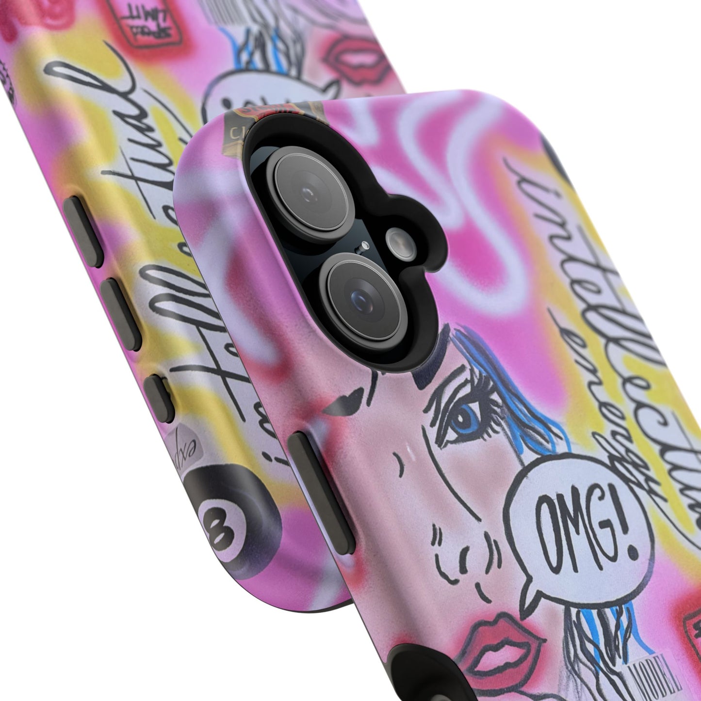 MagSafe "intellektuelle Energie" Airbrush iPhone Hülle