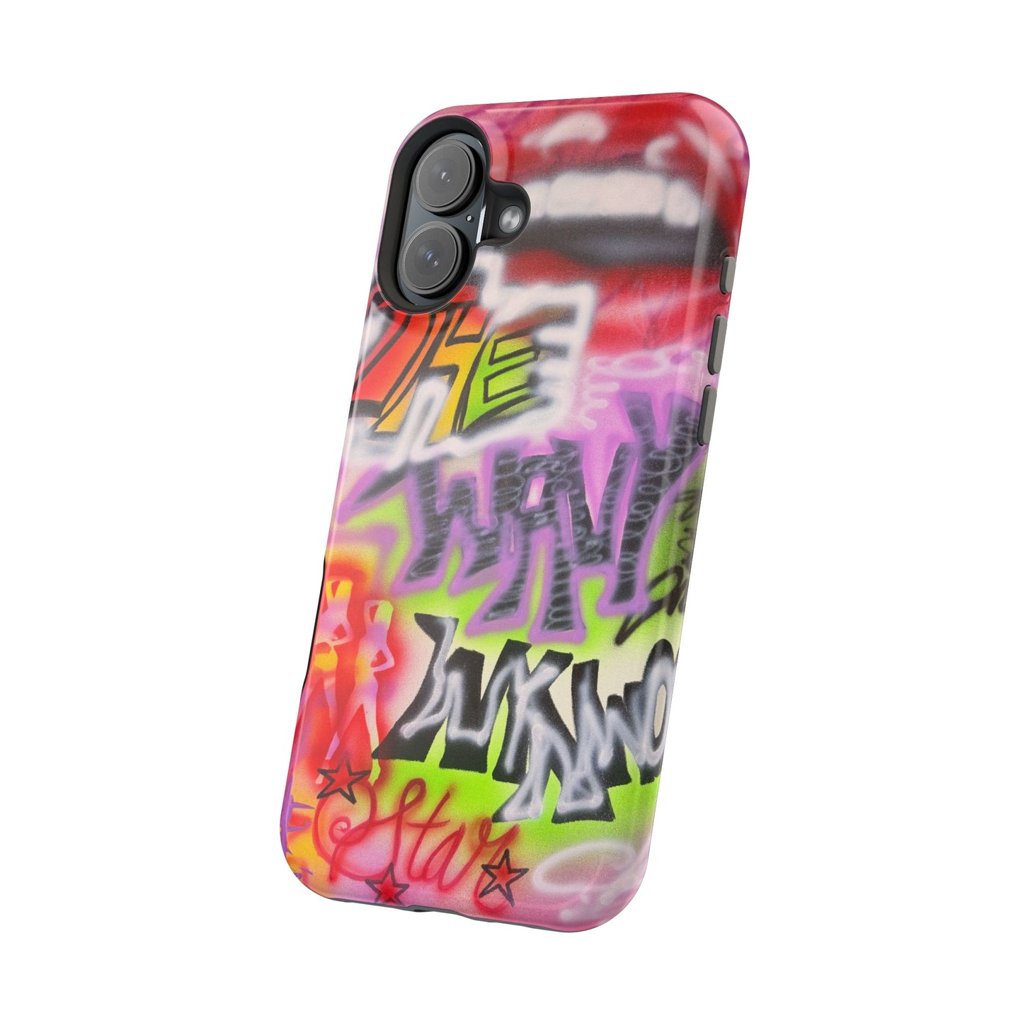 MagSafe "wynwood gold" airbrush iPhone case